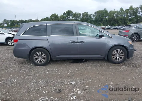 2015 Honda Odyssey Ex-L из США, поврежденный, VIN 5FNRL5H65FB130550